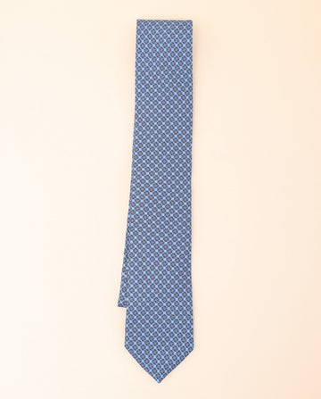 Gravata 100% Seda em Azul Claro